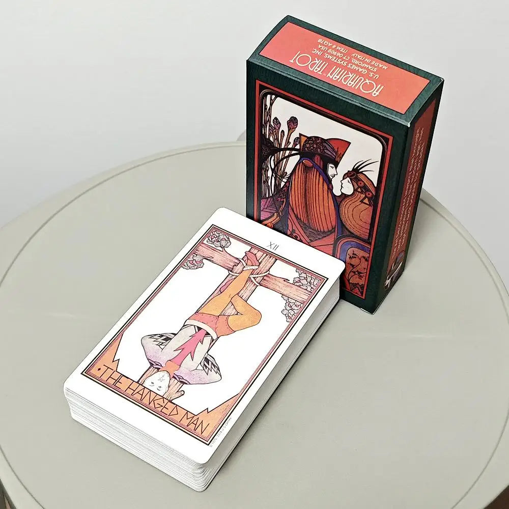 Classic Aquarian Tarot Deck With Premium Art Deco Design