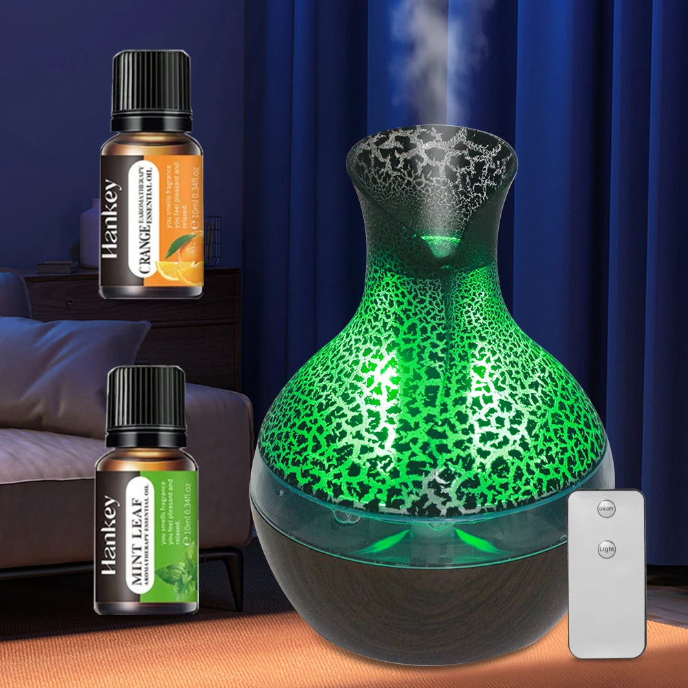 OIMG USB Ultra Quiet Humidifier Aromatherapy Diffuser With Remote LED