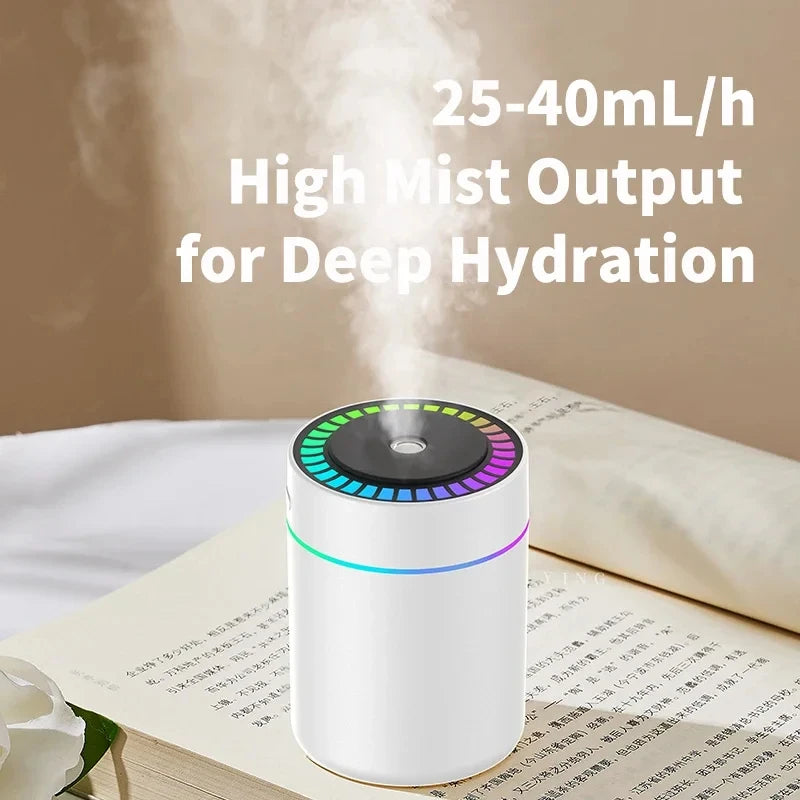 Mini USB Air Humidifier Aroma Diffuser With Lights