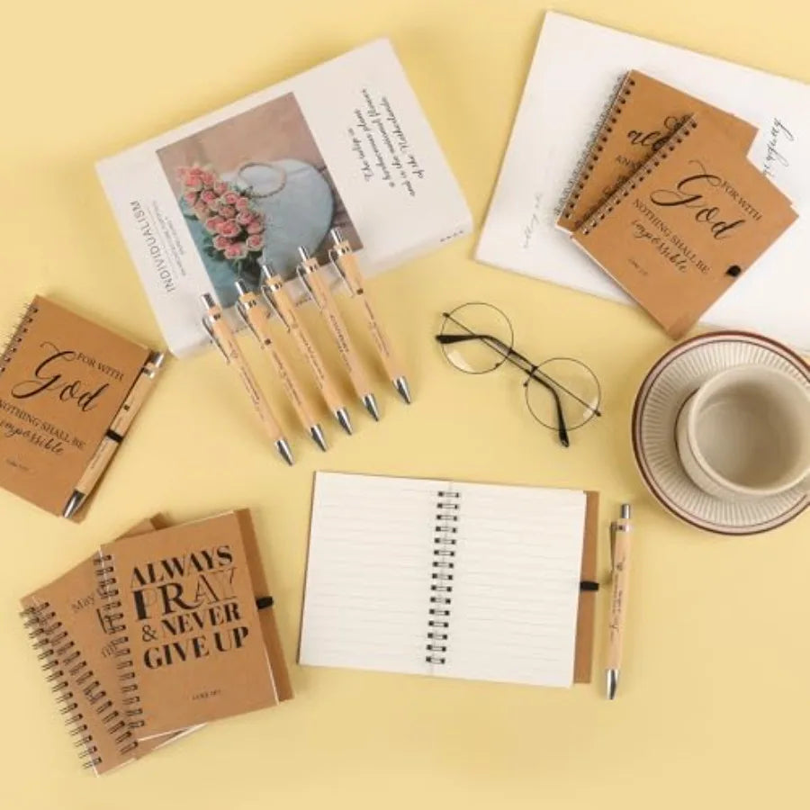 Mothers Day Christian Spiral Notebook With Bible Pen And Bookmark