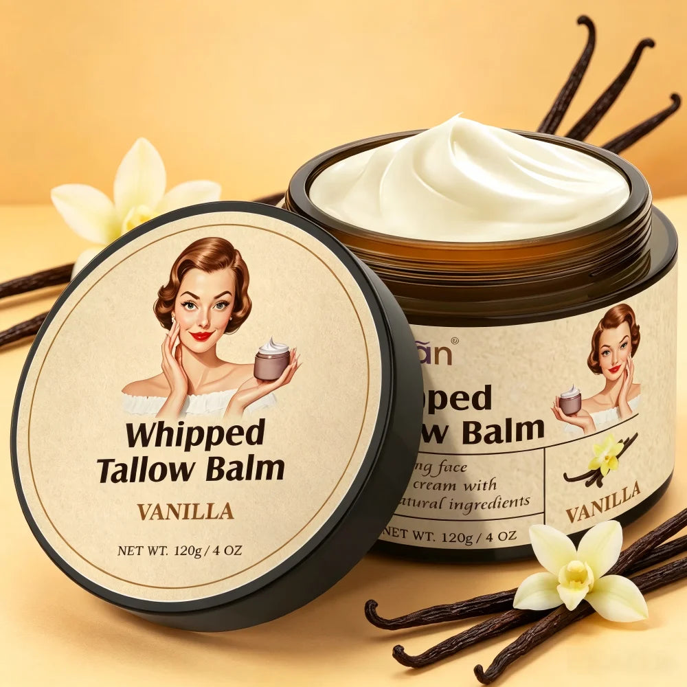 Whipped Tallow Balm With Olive Oil For Deep Hydration