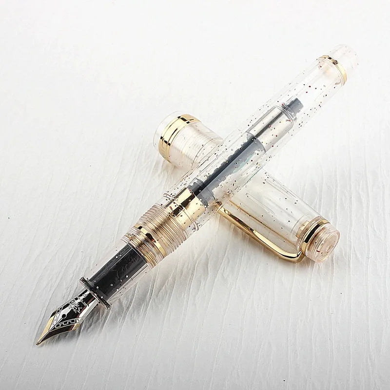 Jinhao 82 Fountain Pen Acrylic Ink Pen 0.5mm Nib For Office
