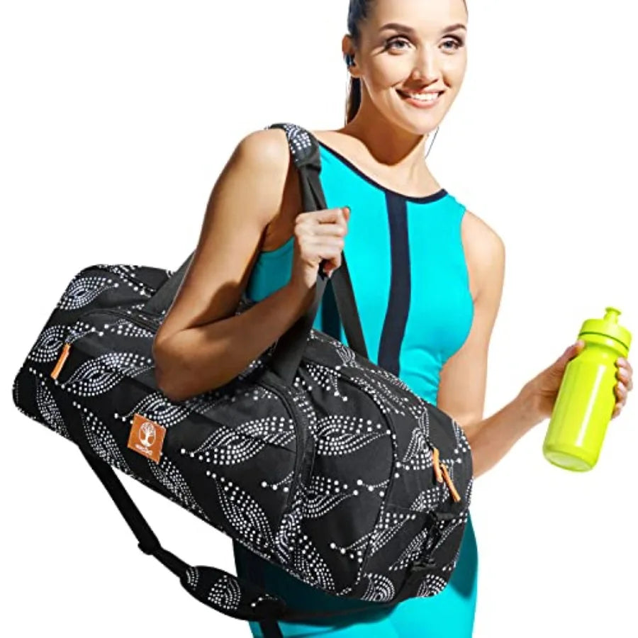 Yoga Mat Bag Carrier With 8 Pocket And Wet Pocket Air Vent