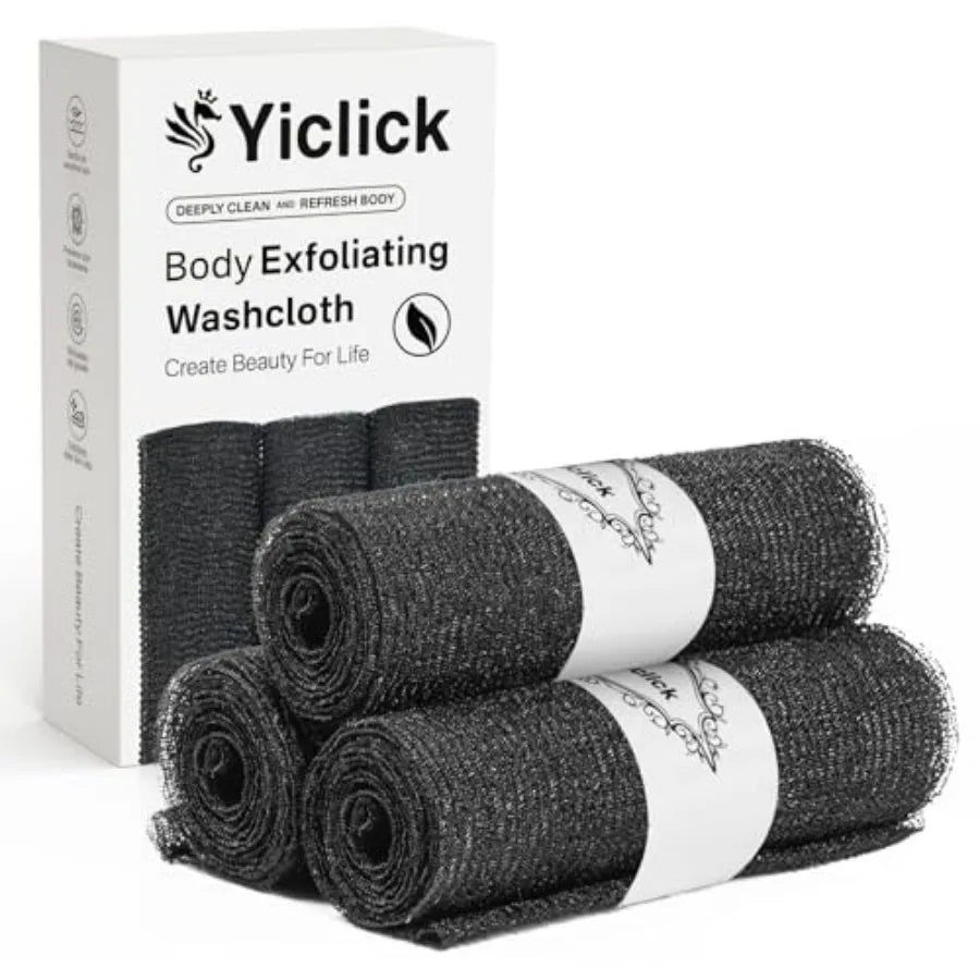 Exfoliating Washcloth Towel For Body And Back Scrubber