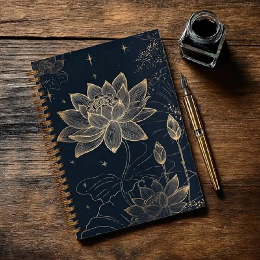 Lotus Meditation Journal For Mindfulness And Spiritual Inspiration