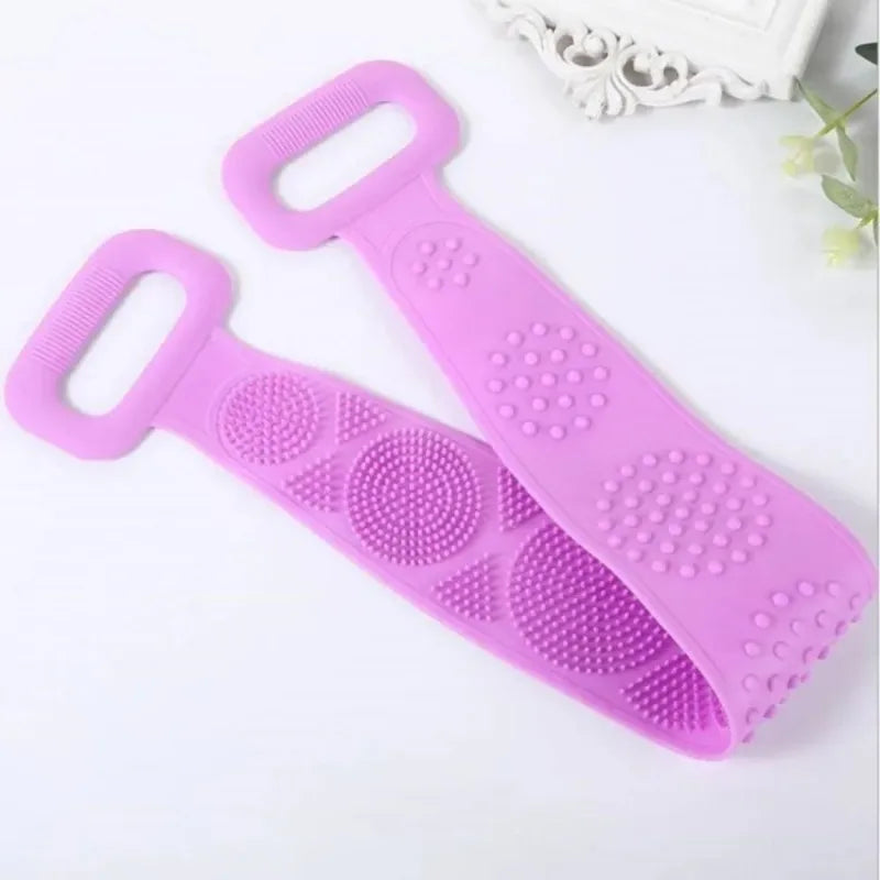 Silicone Scrubber Back Massager Exfoliating Sponge