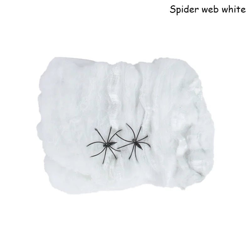 Artificial Spider Web Halloween Decoration For Haunted House Parties