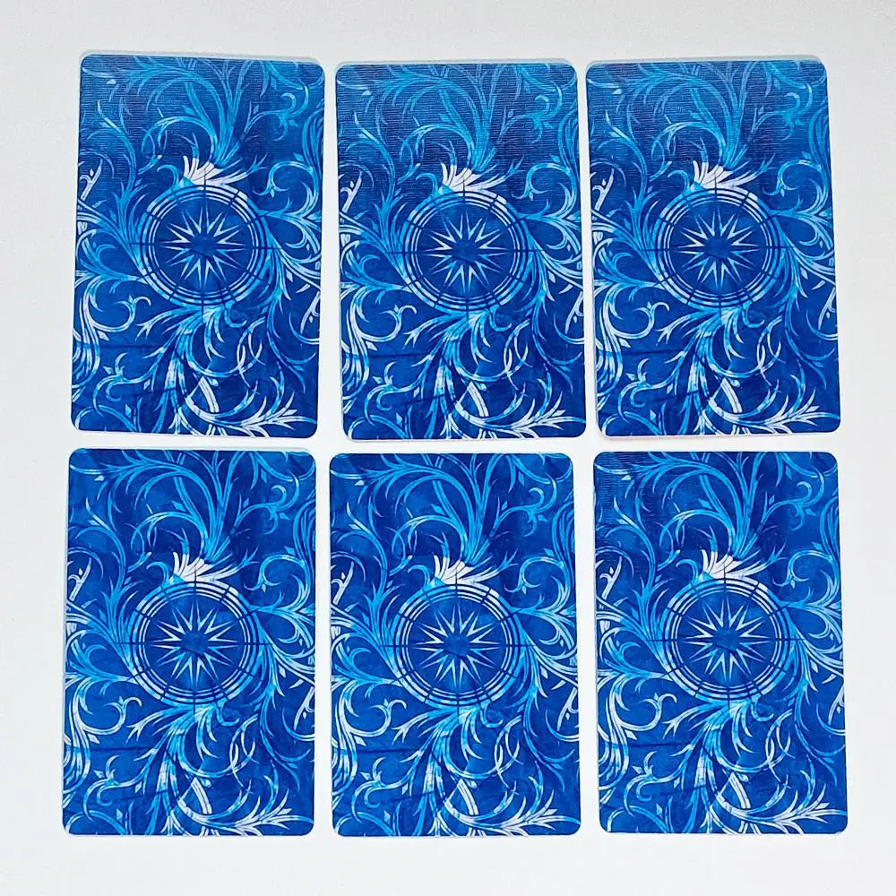 Mirror Truth Lenormand Deck Featuring Fractal Artistry For Divination