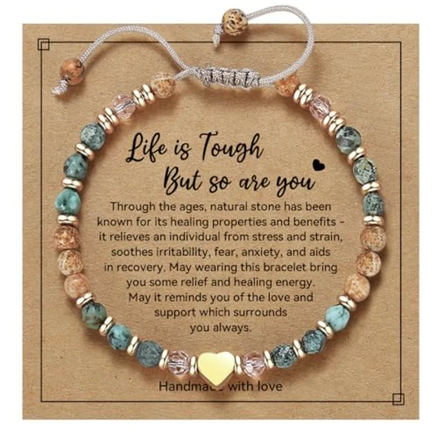 Healing Natural Stone Bracelet Gift For Women Thinking Of You
