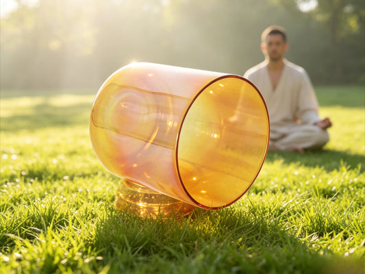 Star Linkup Crystal Singing Bowl With Mallets For Meditation Yoga