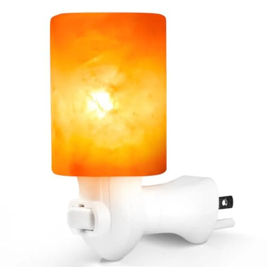 Crystal Himalayan Salt Wall Lamp With 360 Rotatable Plug 7W