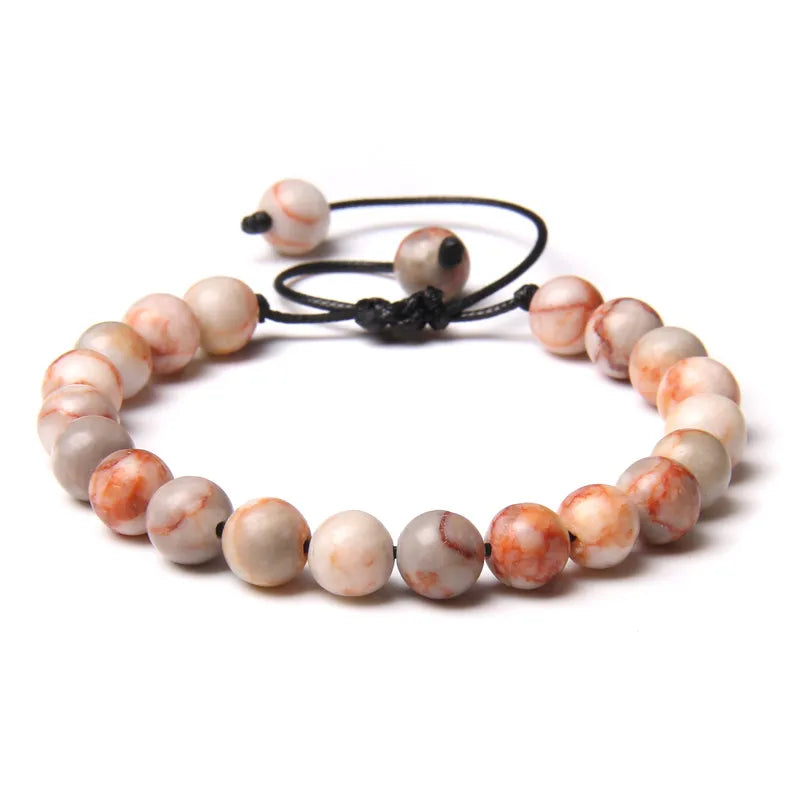 Natural Stone Beaded Wrap-Style Bracelets