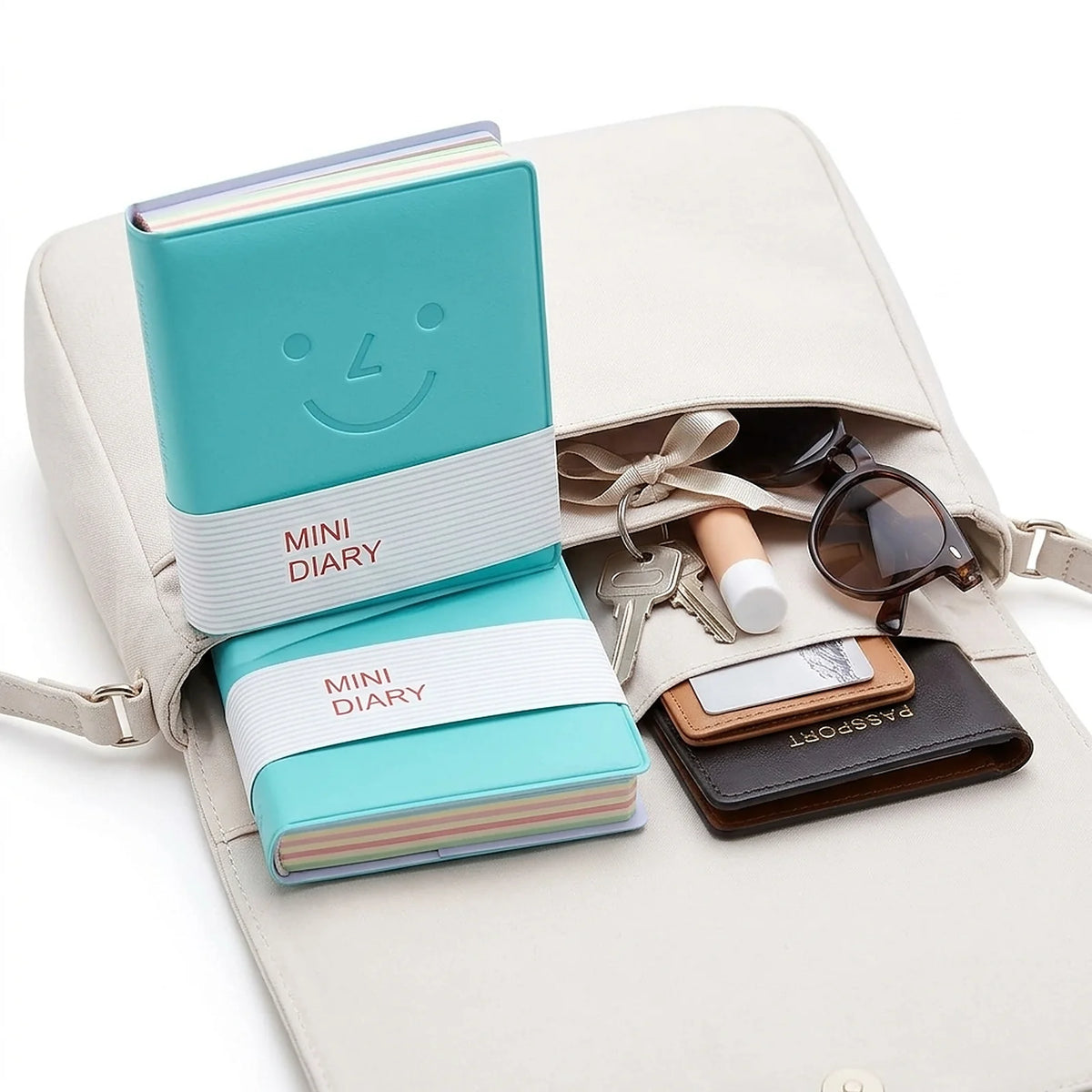 Six Pack Mini Pocket Notebooks With Leather Cover For Work