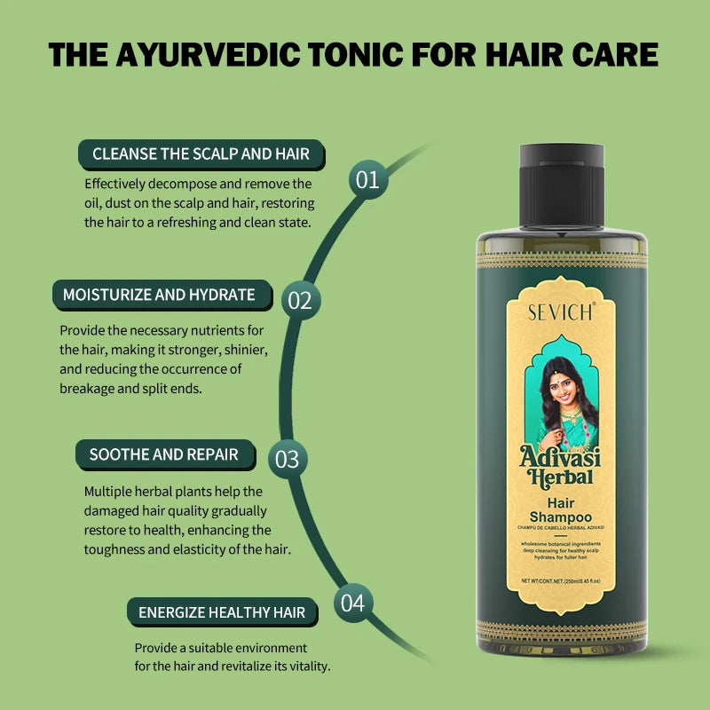 Sevich Ayurvedic Hair Growth Oil for Strong Roots and Regrowth