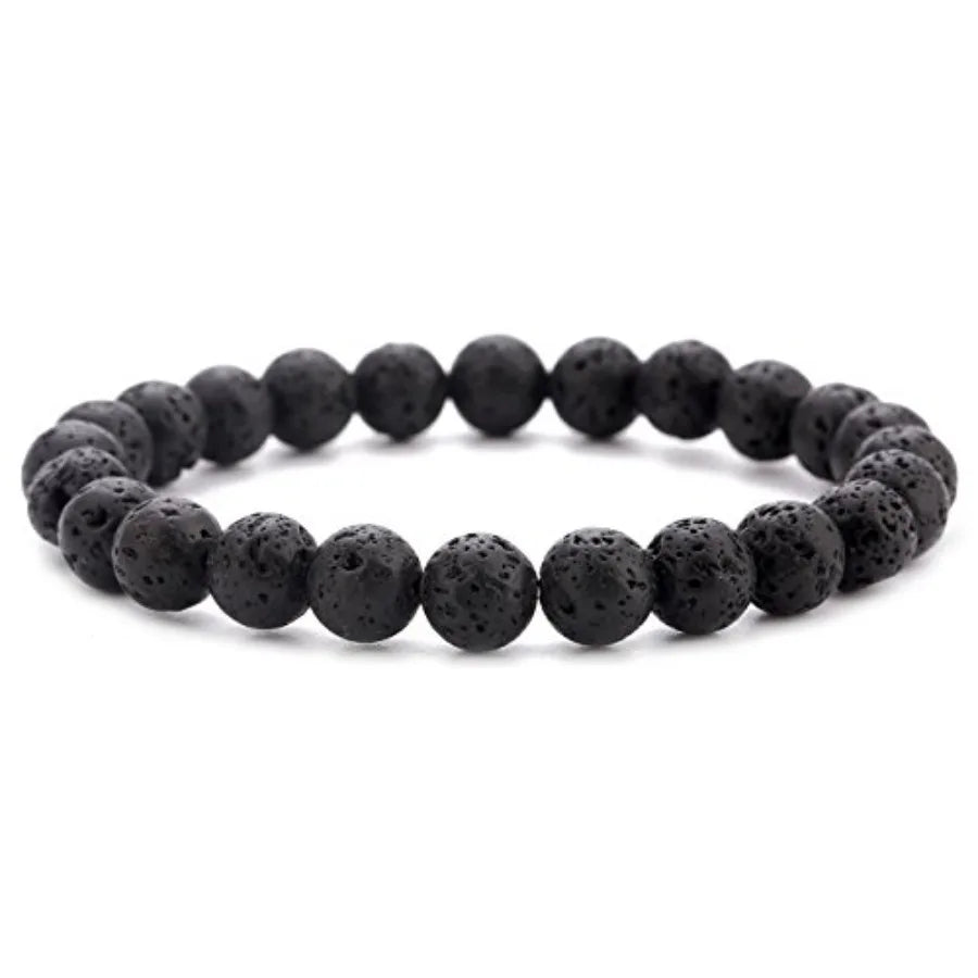Natural Lava Rock Diffuser Bracelet For Men And Women