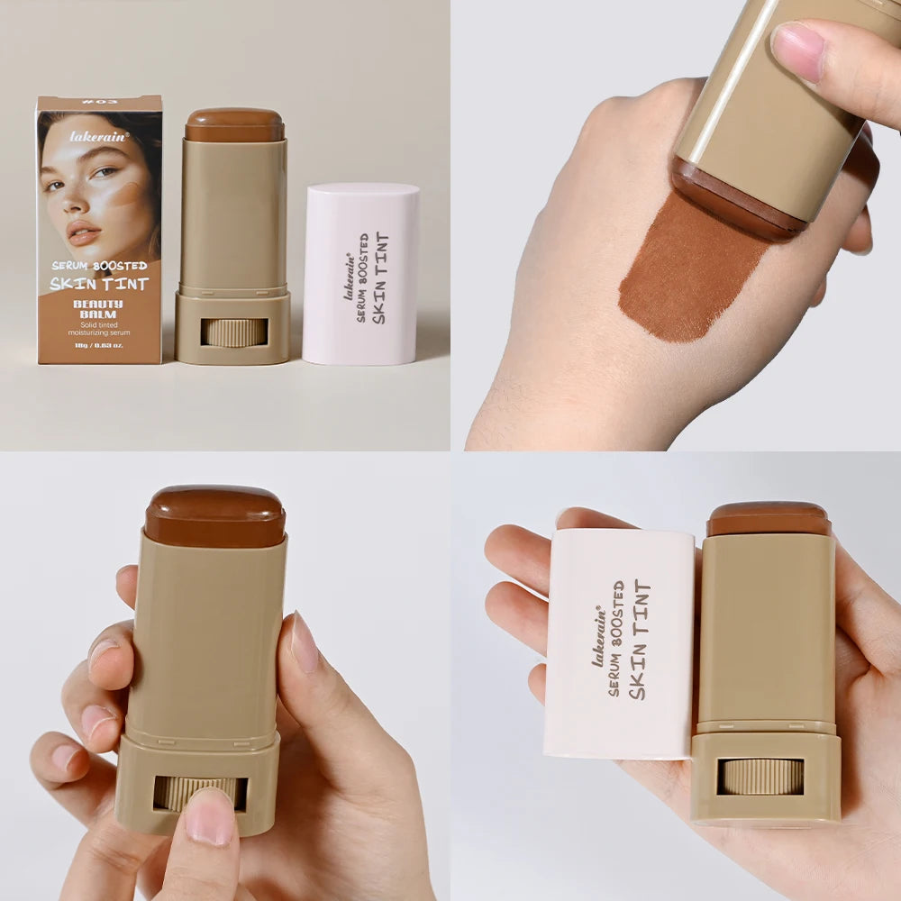 Ibcccndc Tinted Moisturizer Foundation Stick Balm Natural Hydrating Glow