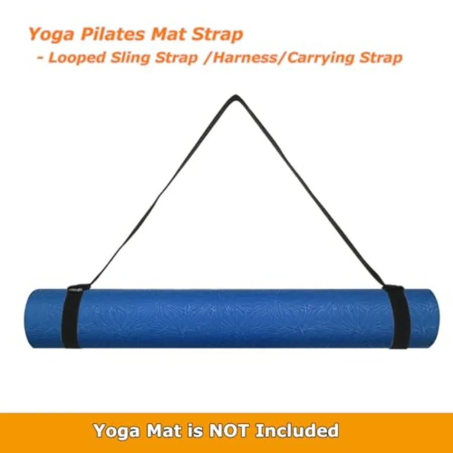 Pilates Yoga Mat Carry Strap Loop Harness Carrier For Fitness
