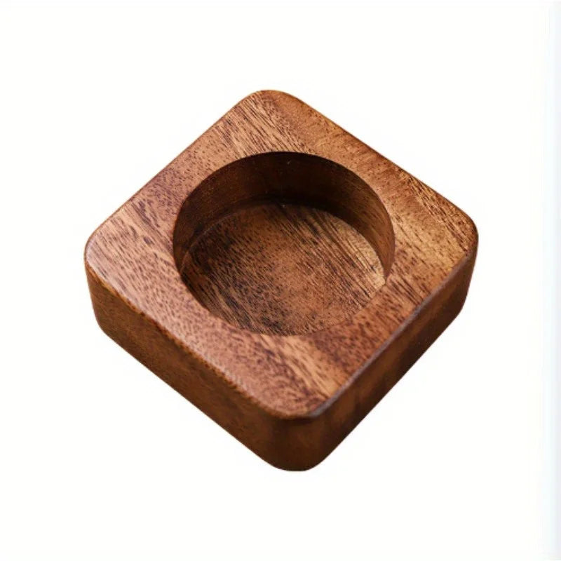 Walnut Wood Incense Holder Square Hollow Burner For Home Use