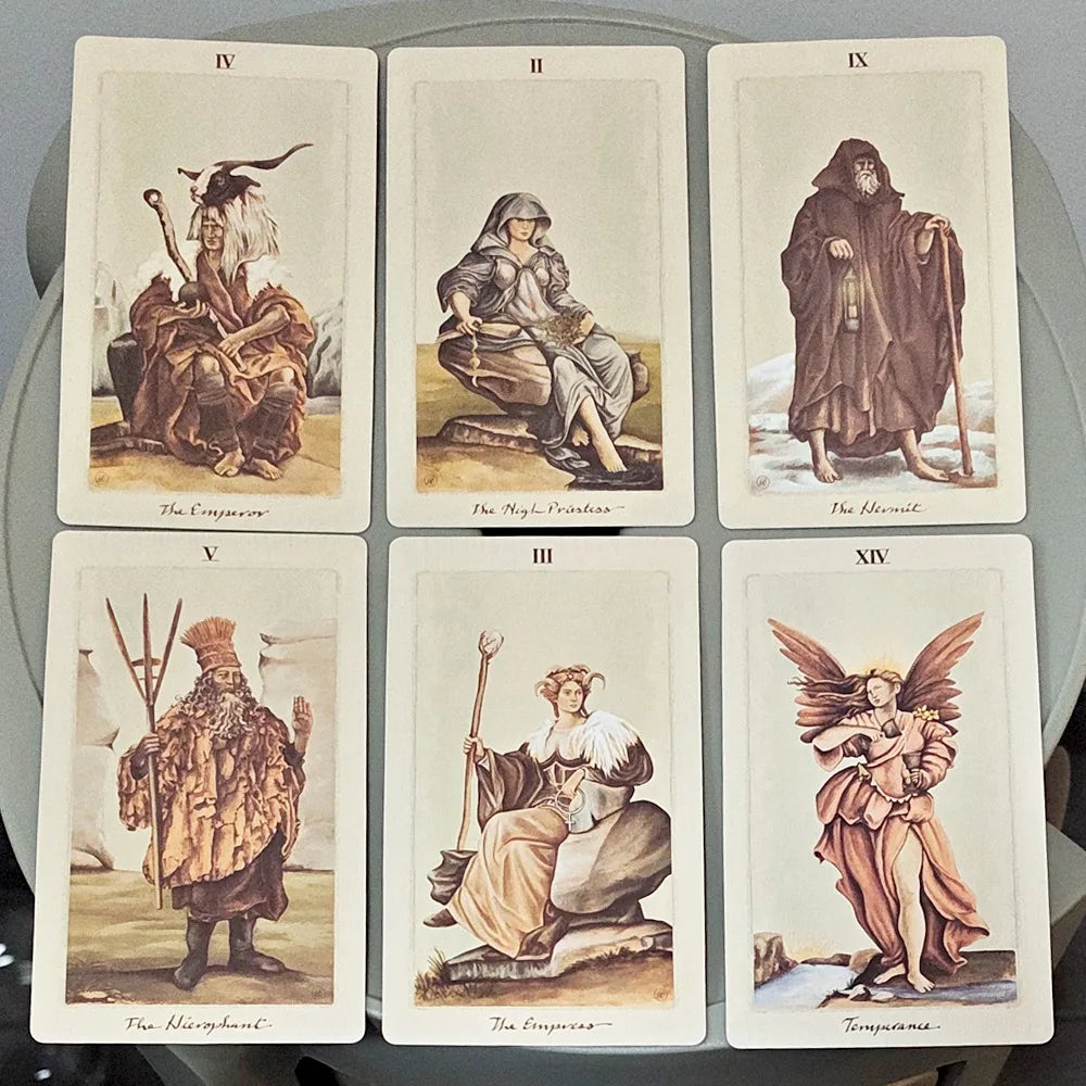 Pagan Otherworlds Tarot with Double Embossed Cards in Rigid Box