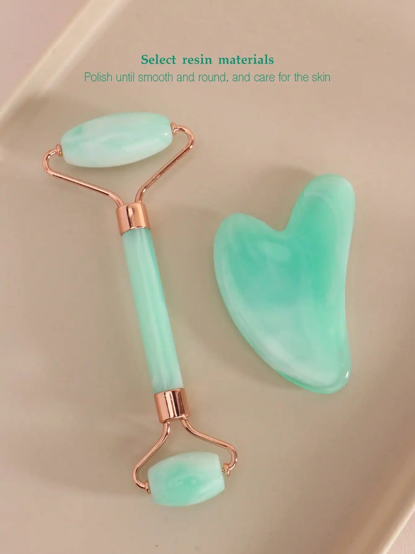 Facial Massage Tool Kit 3-Piece Set: Face Roller And Cupping