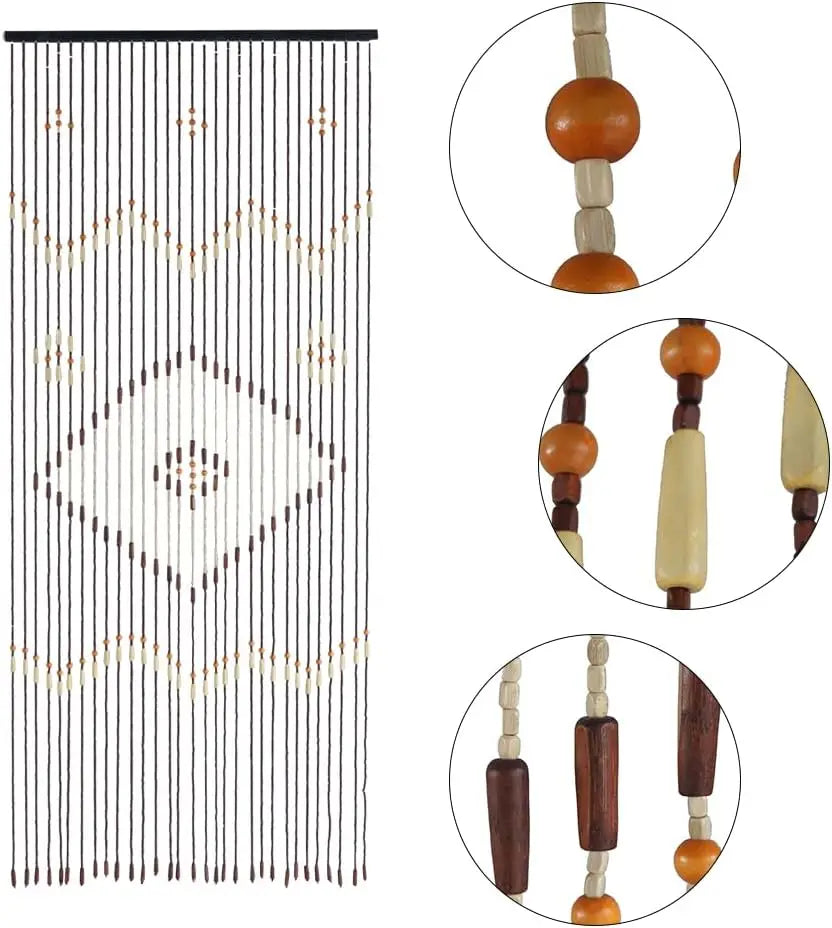 Wooden Bead Curtain