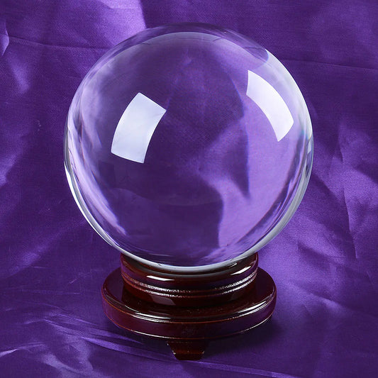 Longwin Polished Crystal Ball For Meditation And Photography Decor