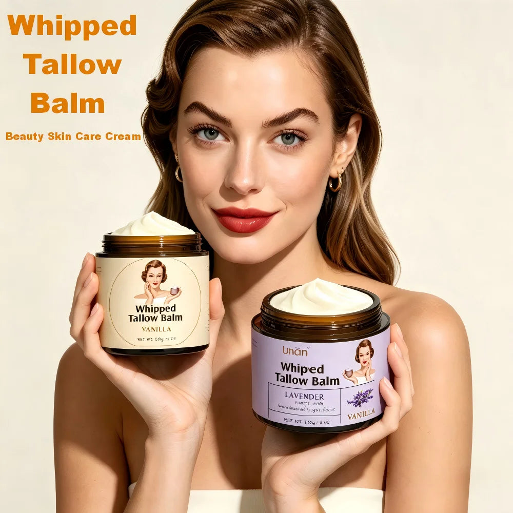 Whipped Tallow Balm With Olive Oil For Deep Hydration