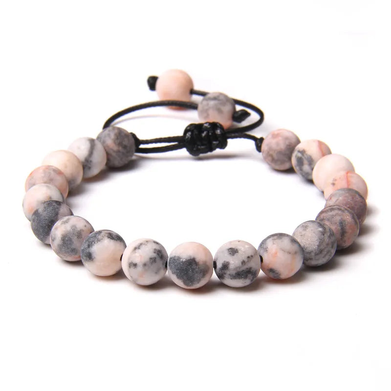 Natural Stone Beaded Wrap-Style Bracelets