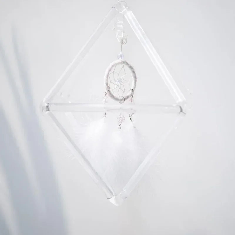 GIOIO Quartz Crystal Singing Pyramid Sound Healing Chakra Instrument