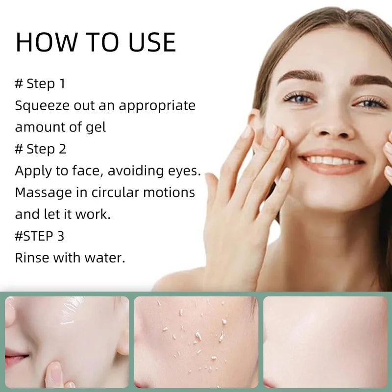 Zhenduo Beauty Herbal Exfoliating Gel For Deep Cleanse Skin