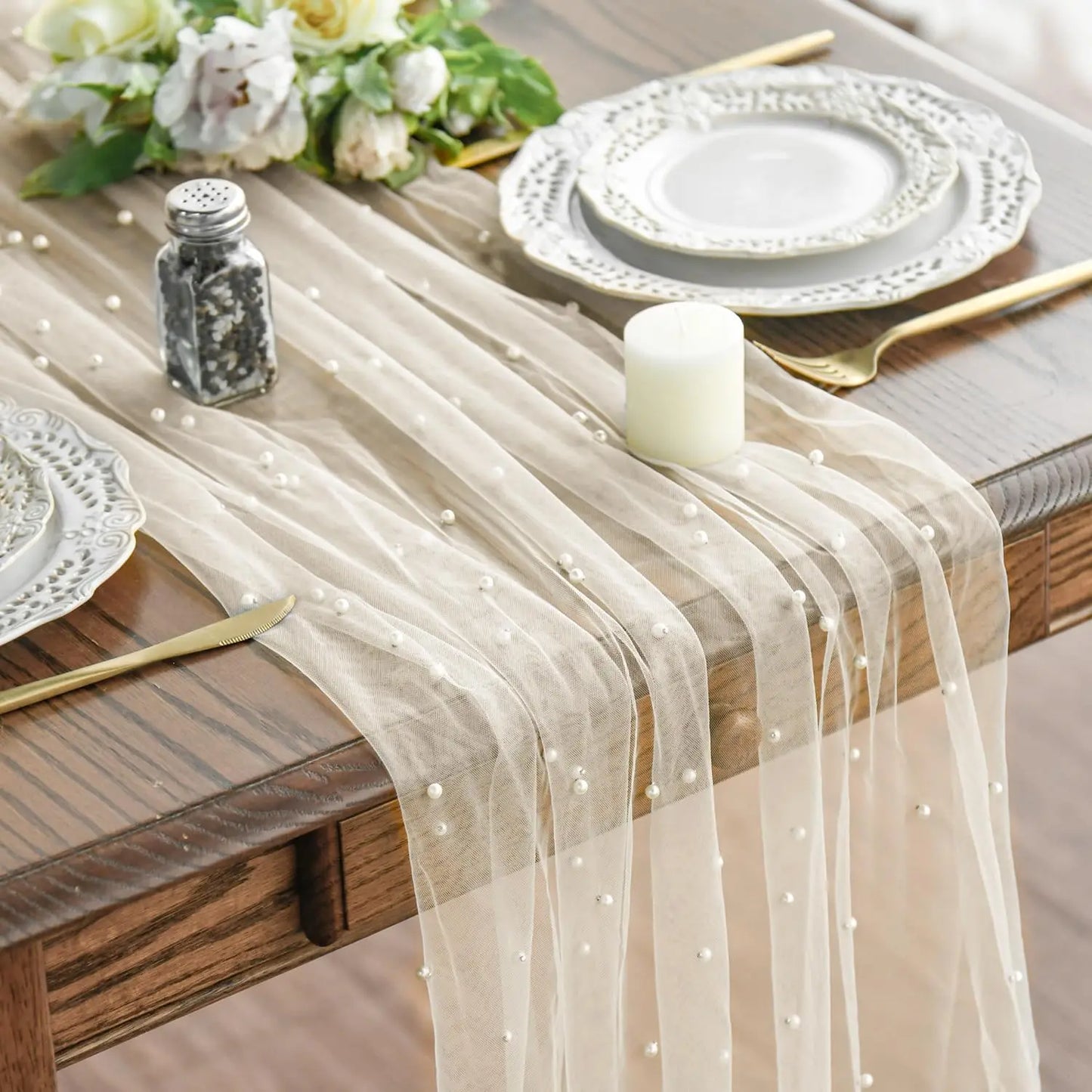 Sheer Gauze Table Runner