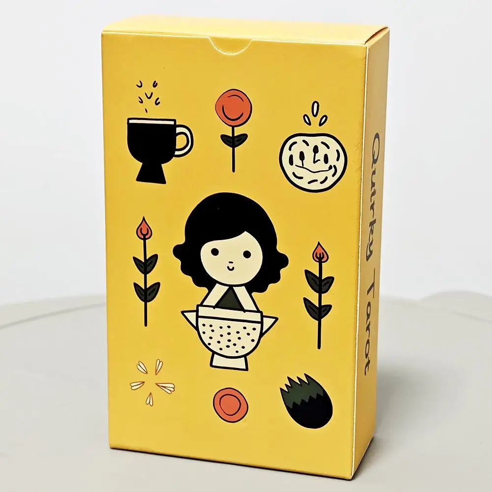 Quirky Boho Style Modern Witch Tarot Deck With Digital Guidebook