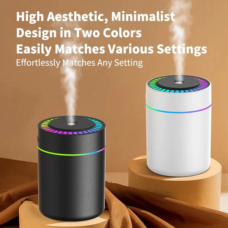 Mini USB Air Humidifier Aroma Diffuser With Lights