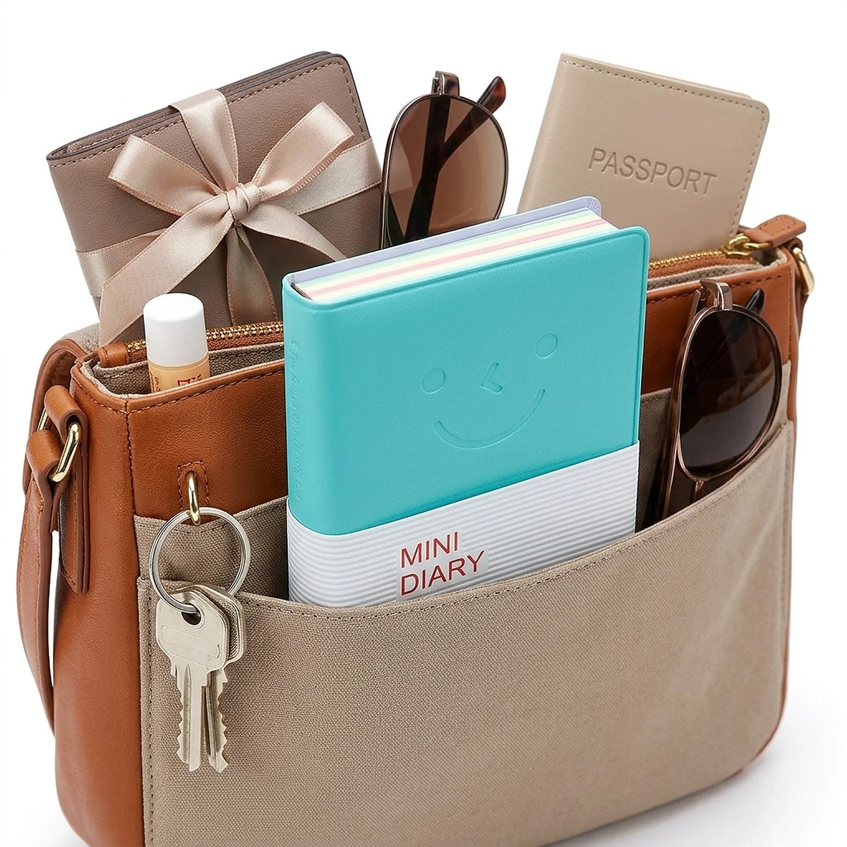 Six Pack Mini Pocket Notebooks With Leather Cover For Work