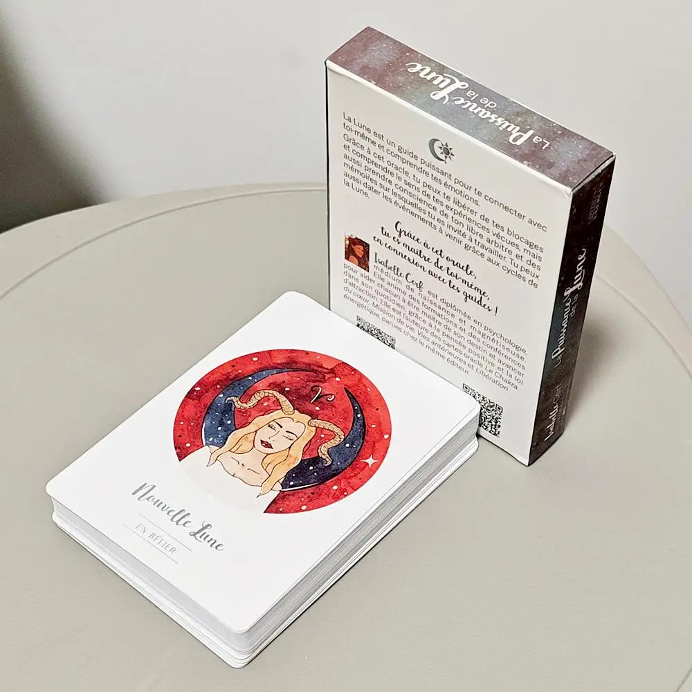 French Lunar Oracle Cards For Spiritual Emotional Guidance