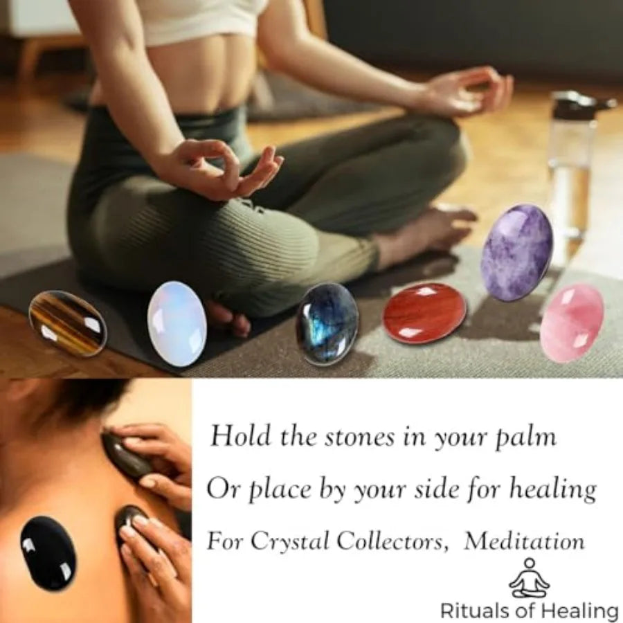 Crystal Healing Worry Stones