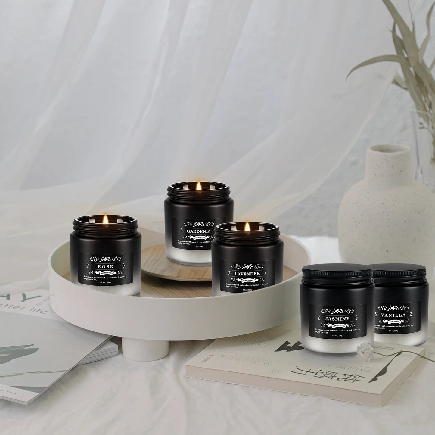 Premium Scented Soy Wax Aromatherapy Candles For Home Decor