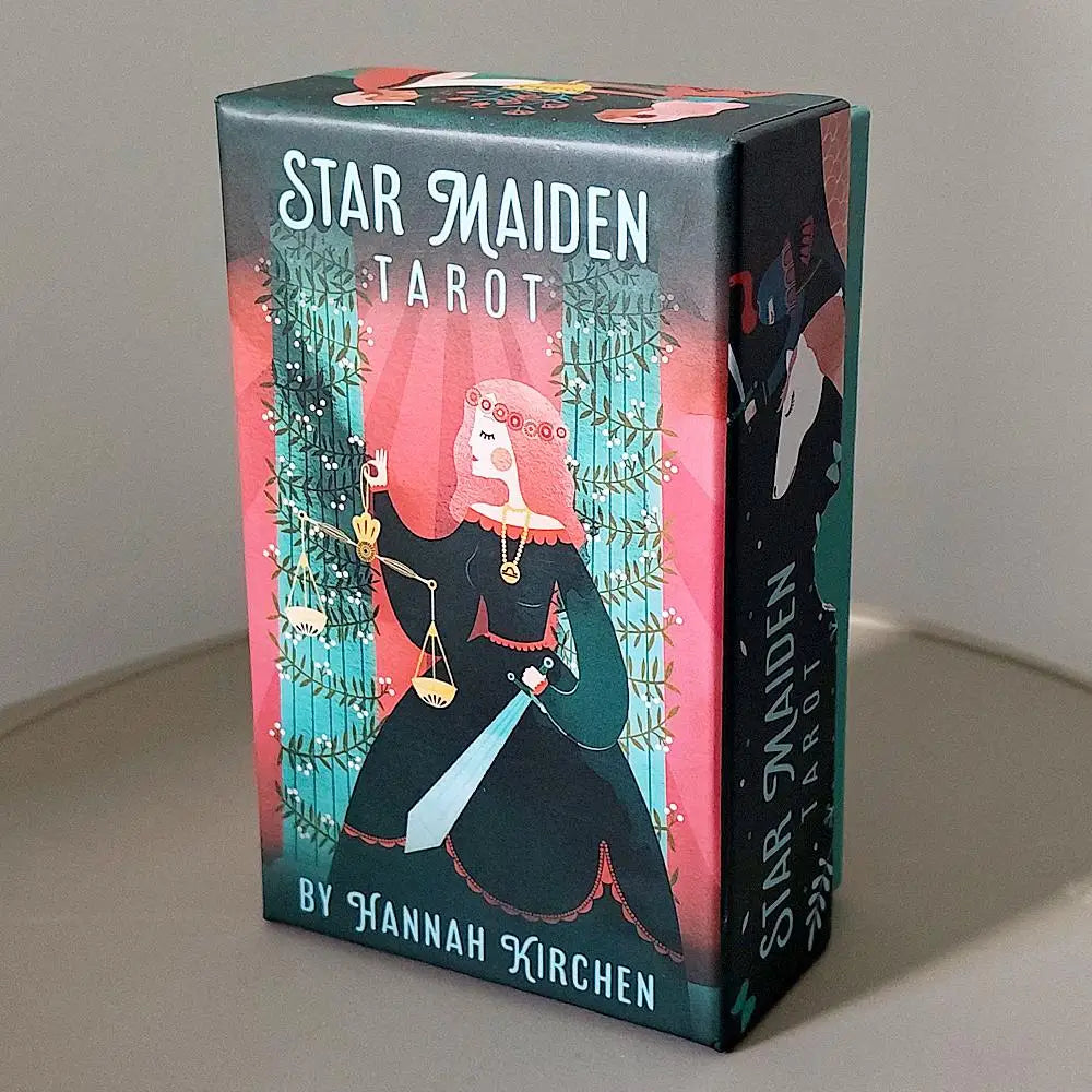 Star Maiden Celestial Tarot Deck Featuring Mystical Divine Illustrations