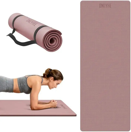 Yoga Mat TPE Anti-Slip Lightweight For Fitness Travel Gym