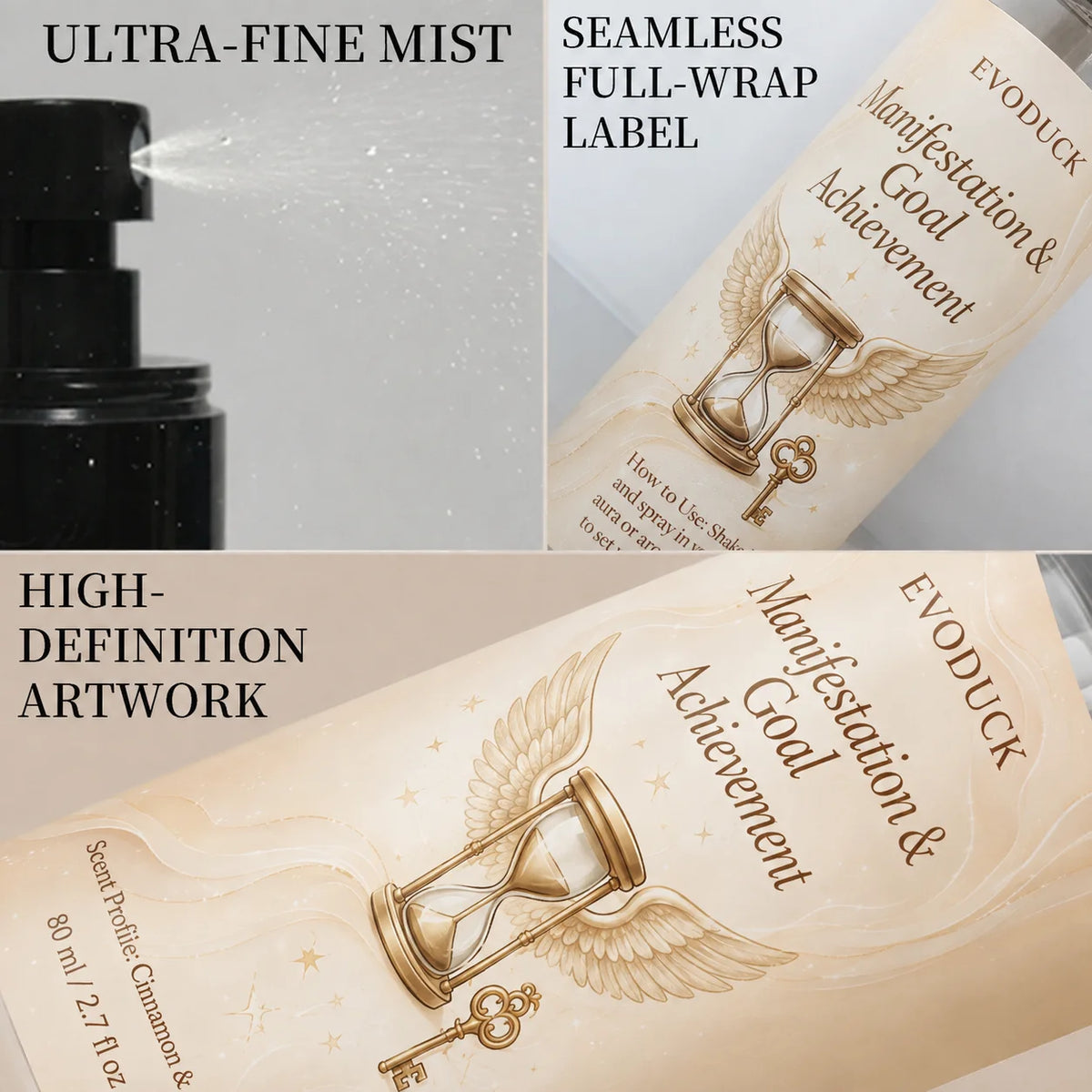 Cinnamon And Sandalwood Aura Room Spray For Home Office Meditation Ritual