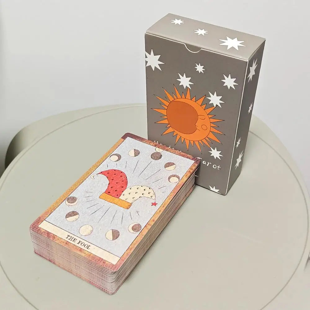 Moon Magic Tarot Deck 78 Vintage Style Divination Cards Set