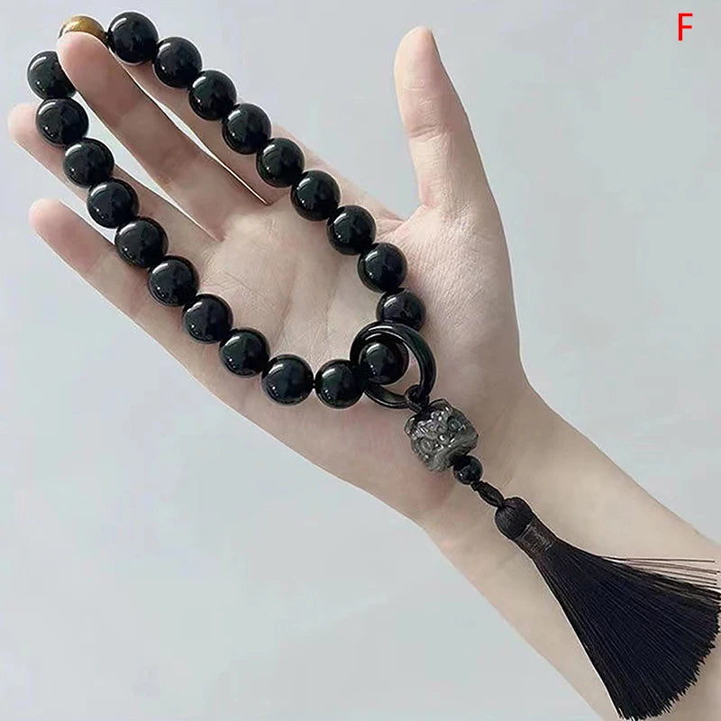 Tibetan Buddhist Jade Stone Mala Bracelet And Necklace Set