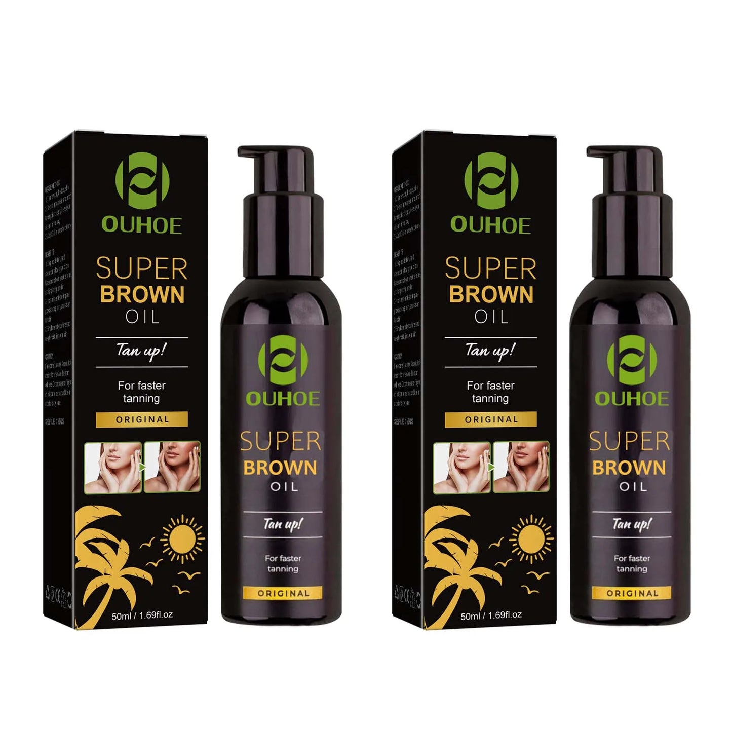 Ouhoe Intensive Sunless Tanning Oil For Bronzing Glow