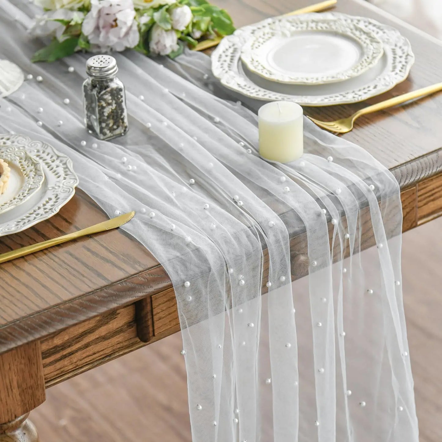 Sheer Gauze Table Runner