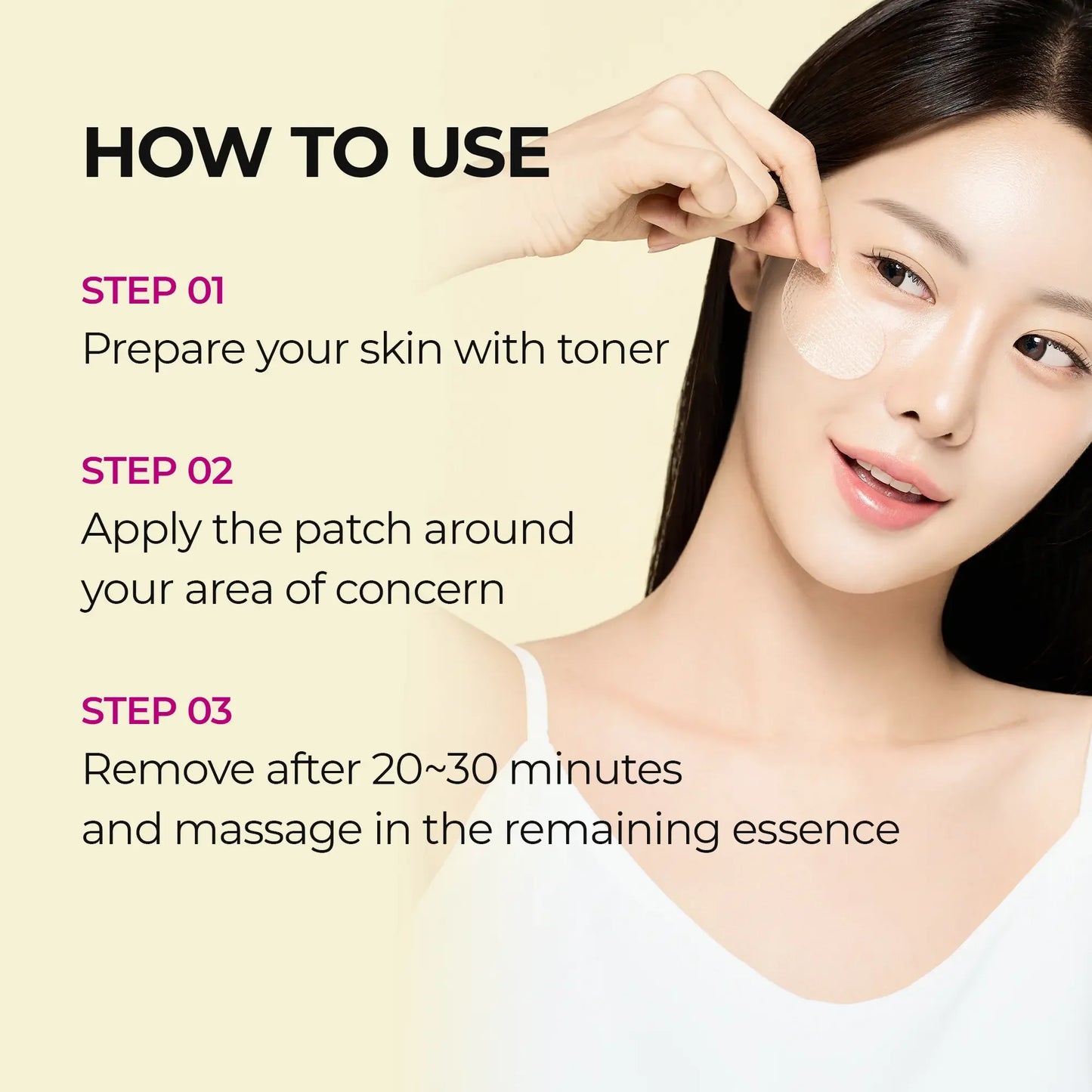 Calcium Volume Eye Patch For Under Eye Anti Puffiness