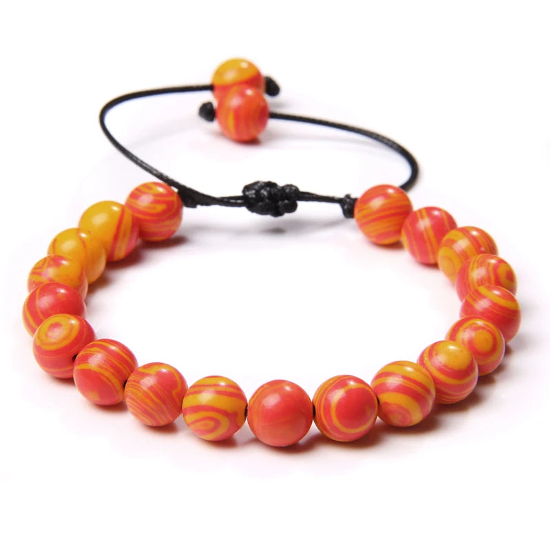 Natural Stone Beaded Wrap-Style Bracelets