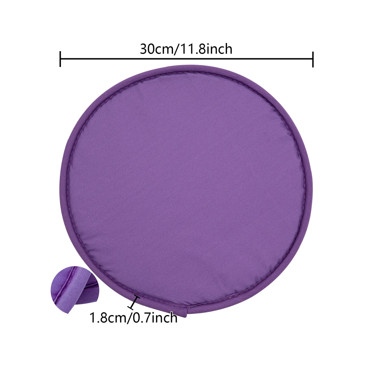 Twenty Round Floor Cushions Constructed From Washable Polyester And Sponge