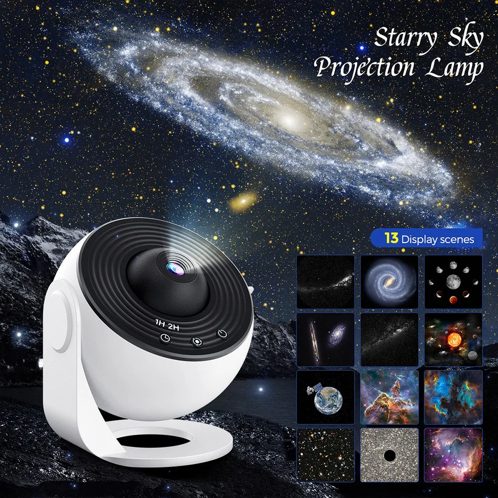 Aiopp Galaxy Projector For Bedroom With HD Star Images