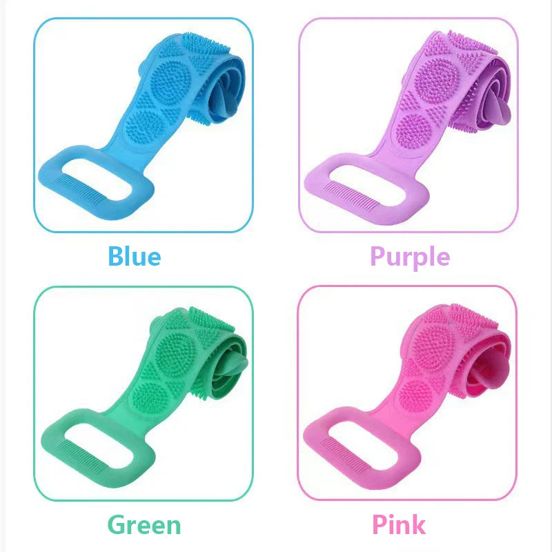 Silicone Scrubber Back Massager Exfoliating Sponge
