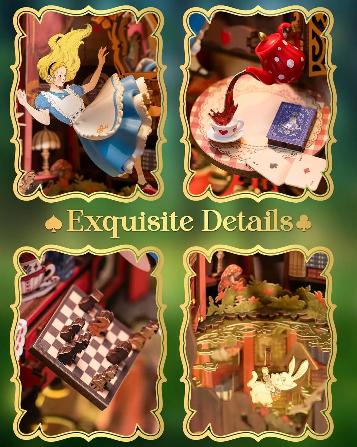 Robotime Rolife Fall Into Wonder 3D Mini Book Nook Kit